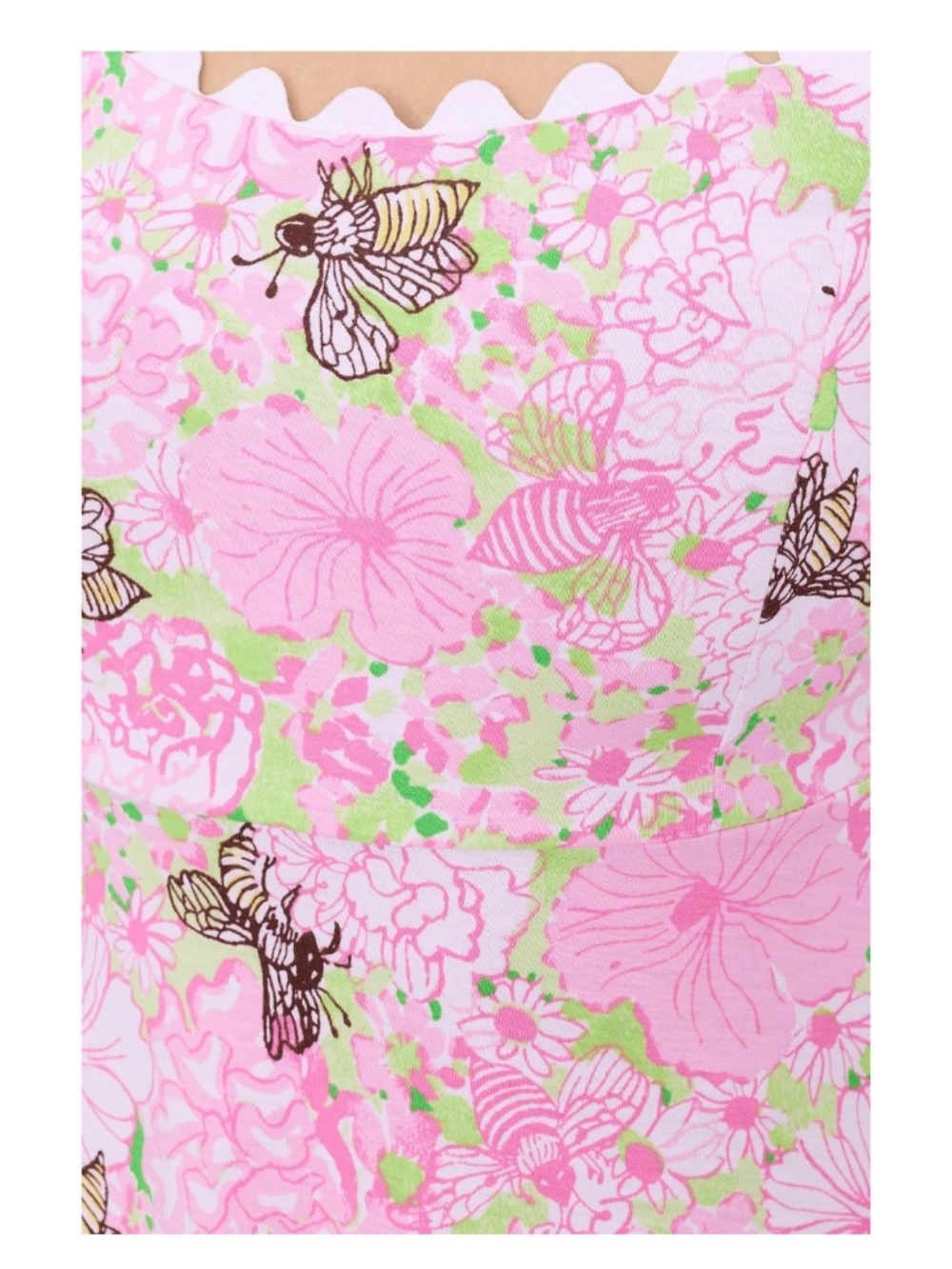 Lilly Pulitzer Dwyer Midi Dress in Pistachio Macaron Bees Knees - Picture 6 of 6